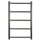 dual fuel towel rail black 