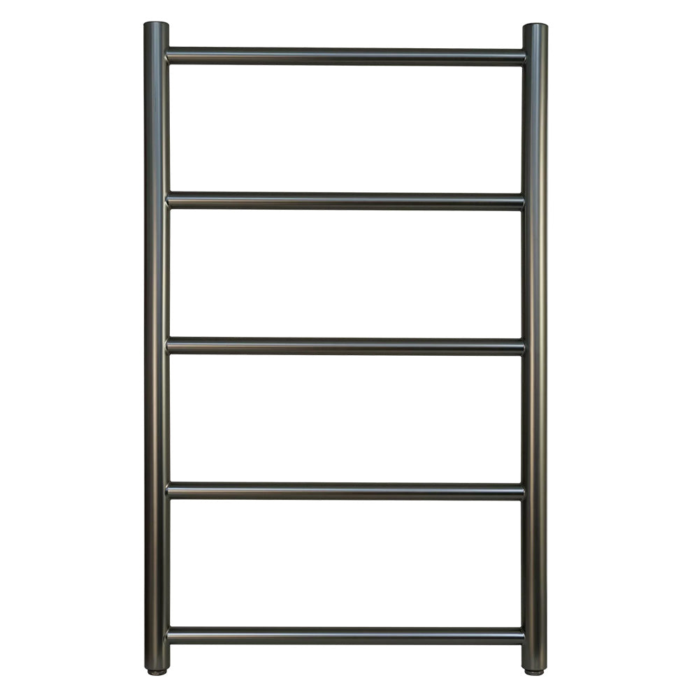 dual fuel towel rail black 