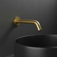 bushed brass sensor tap wall mounted 