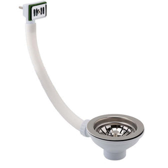 square overflow sink waste Main image