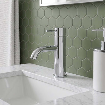 chrome basin tap Main image
