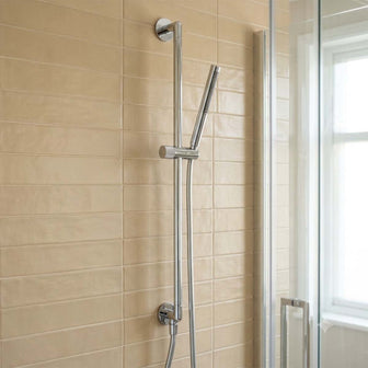 chrome shower slider rail 900mm Main image