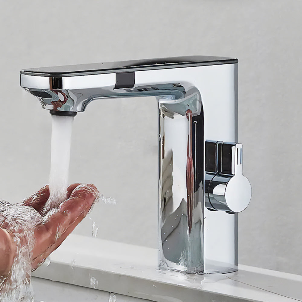 stainless steel infrared basin tap