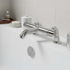 chrome thermostatic bath filler tap 
