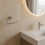 chrome towel holder - square