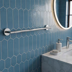 chrome towel holder bar - wall mounted
