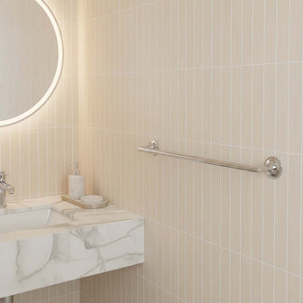 chrome towel holder bar 600mm- wall mounted  Main image