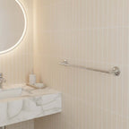 chrome towel holder bar 600mm- wall mounted 