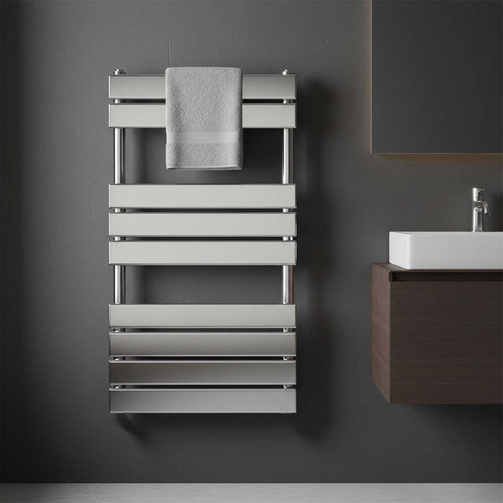 chrome towel radiator - dual fuel 