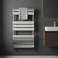 small chrome towel radiator - dual fuel 
