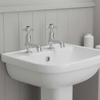 cloakroom basin pillar taps