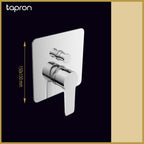 Single Lever Concealed 2 Outlet Diverter Valve -Tapron