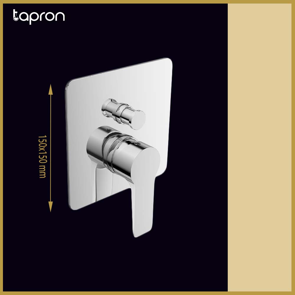 Single Lever Concealed 2 Outlet Diverter Valve -Tapron