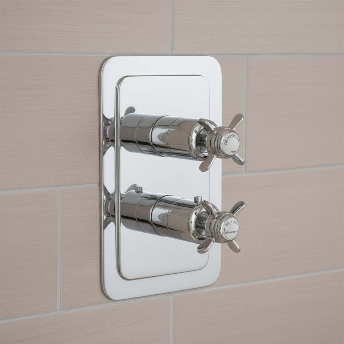 2 way concealed thermostatic shower mixer valve 