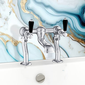 Traditional Deck Mounted Bath Filler Tap – Chrome Main image