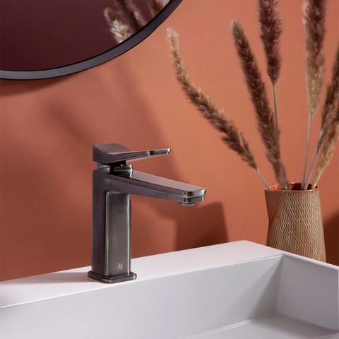 black basin mixer tap