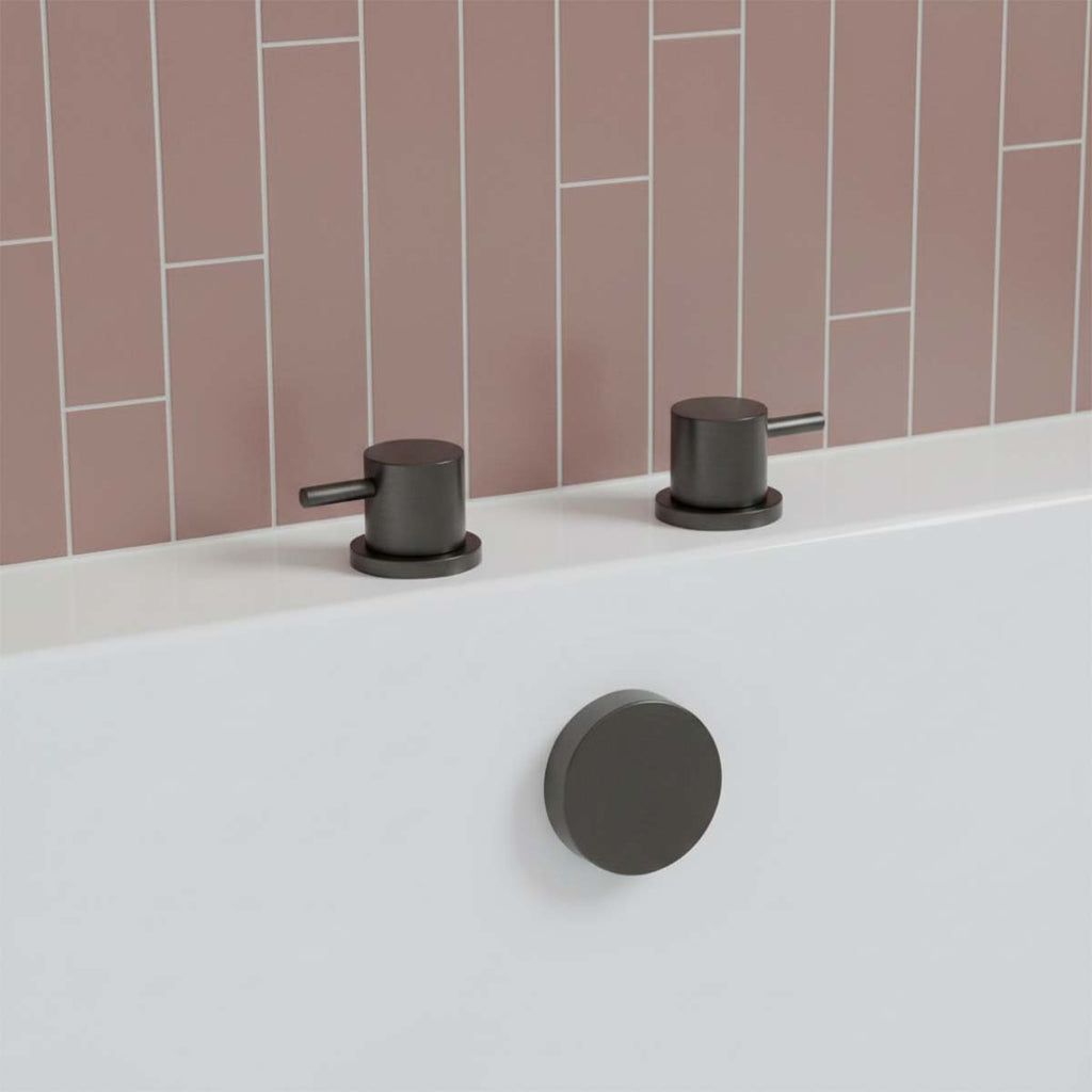 deck mounted bath side valves