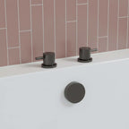 deck mounted bath side valves