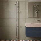 designer electric heated towel bar vertical 