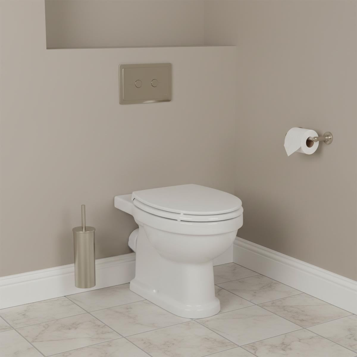 dual flush plate dual flush plate Victorian style - nickel 