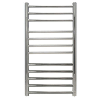 Dual Fuel Stainless Steel Towel Radiator with Chrome Finish - 800mm x 500mm Secondary image
