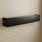 electric heated towel bar - black