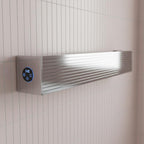 electric heated towel bar -chrome