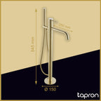 Brass Freestanding Bath Shower Mixer Tap -Tapron