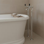 free standing lever bathroom tap - chrome