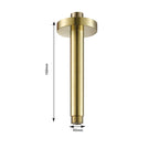 gold shower head arm