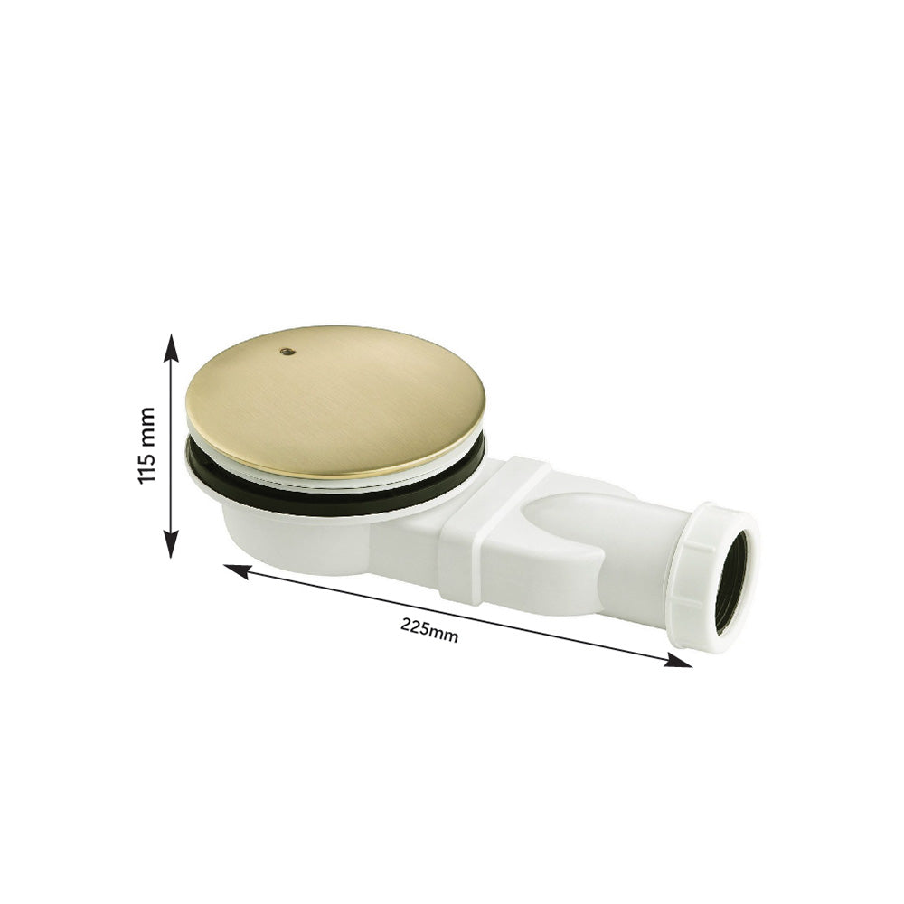brass shower waste