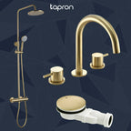 3 Hole Basin Tap, wet room shower waste, Shower Rigid Risers Kits