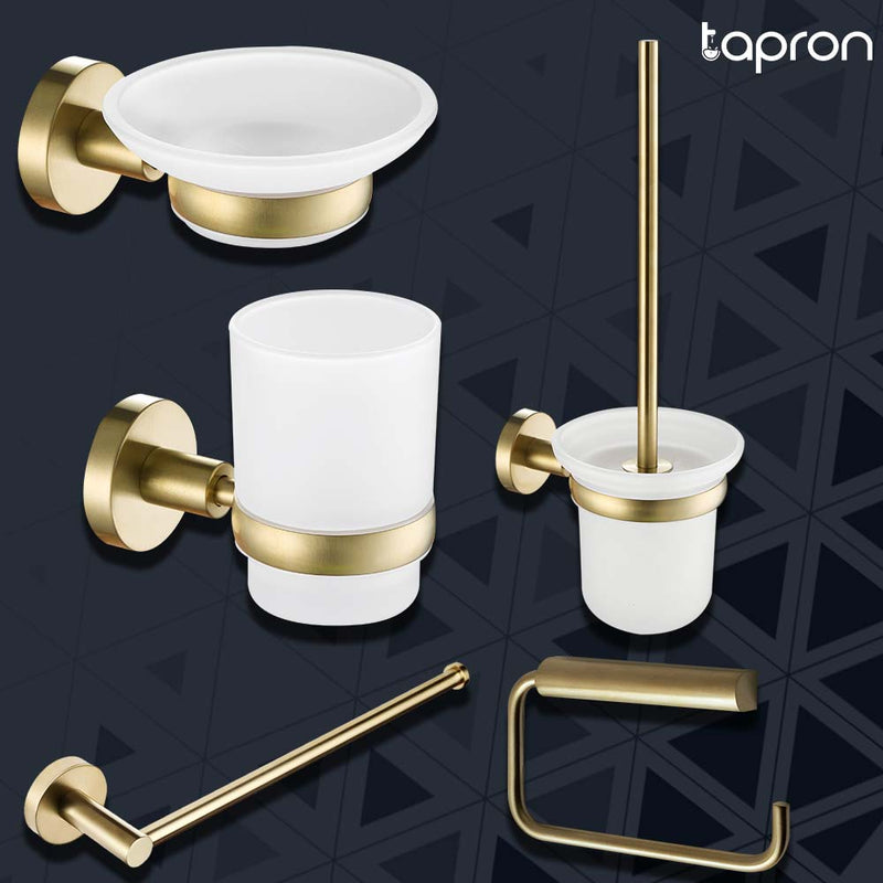 gold bathroom accessories