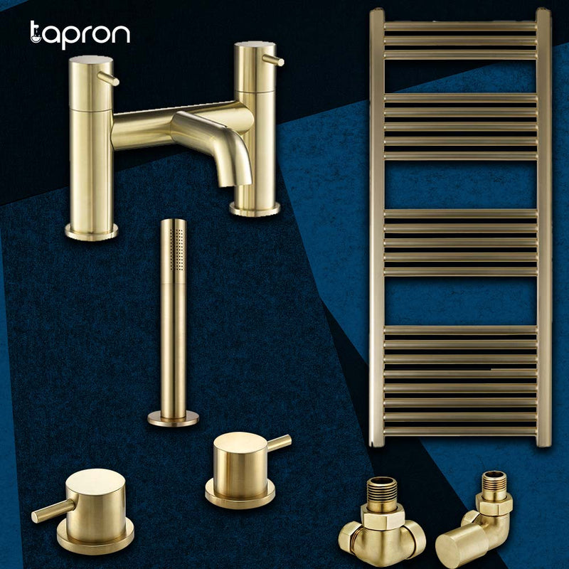 gold taps,towel rails, bath taps,handle-Tapron
