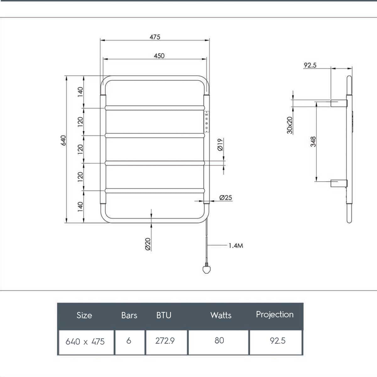 gold electric towel radiator