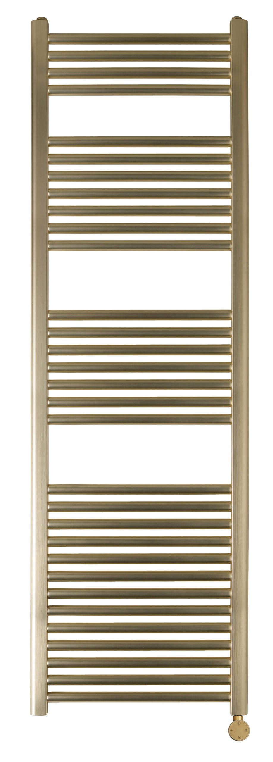 PrimeHeat Brushed Brass Electric Heated Towel Warmer - 1600mm x 500mm Secondary image