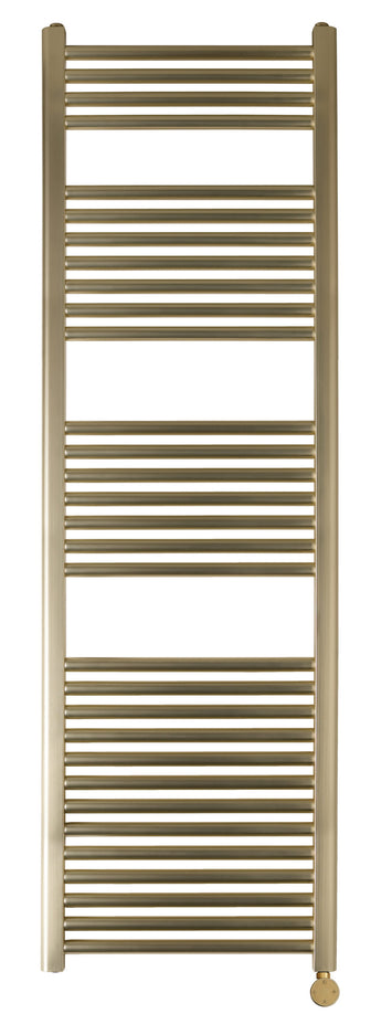 PrimeHeat Brushed Brass Electric Heated Towel Warmer - 1600mm x 500mm Secondary image