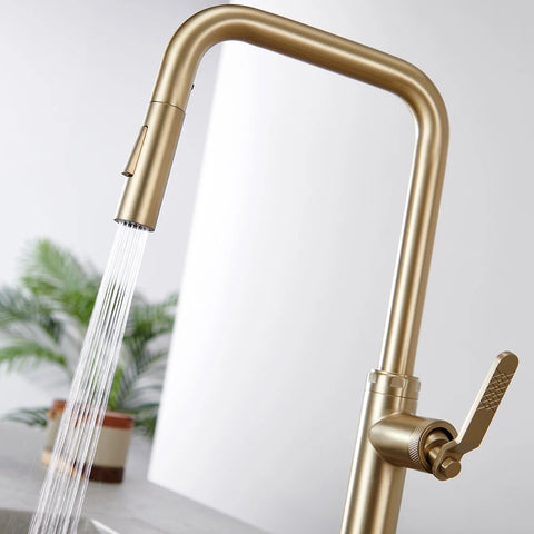 gold_kitchen_tap_with_pull_out_spray_and_l_shape_spout