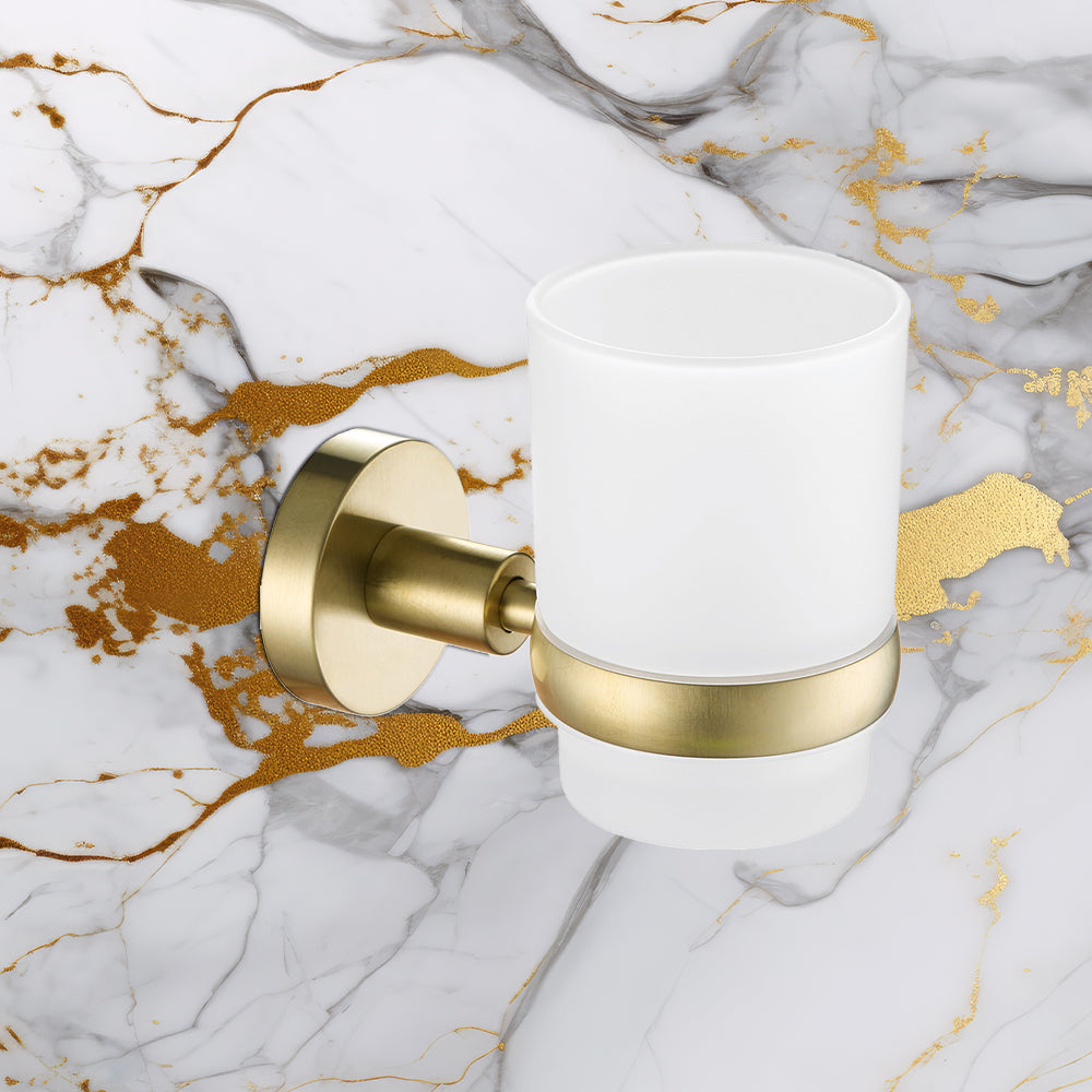 gold tumbler holder  Main image