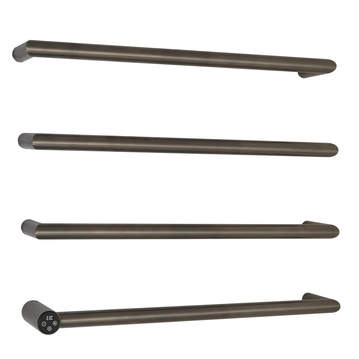 gunmetal designer electric dry towel radiator 