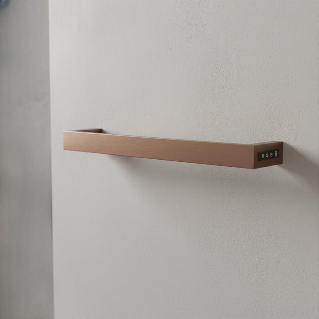 heated single towel rail