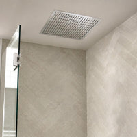 large 400mm square ceiling shower head