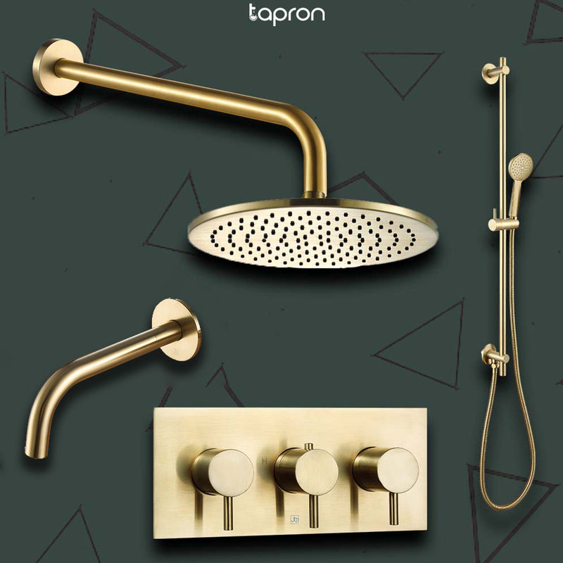power shower head, shower valve,slide rail, shower arm -Tapron