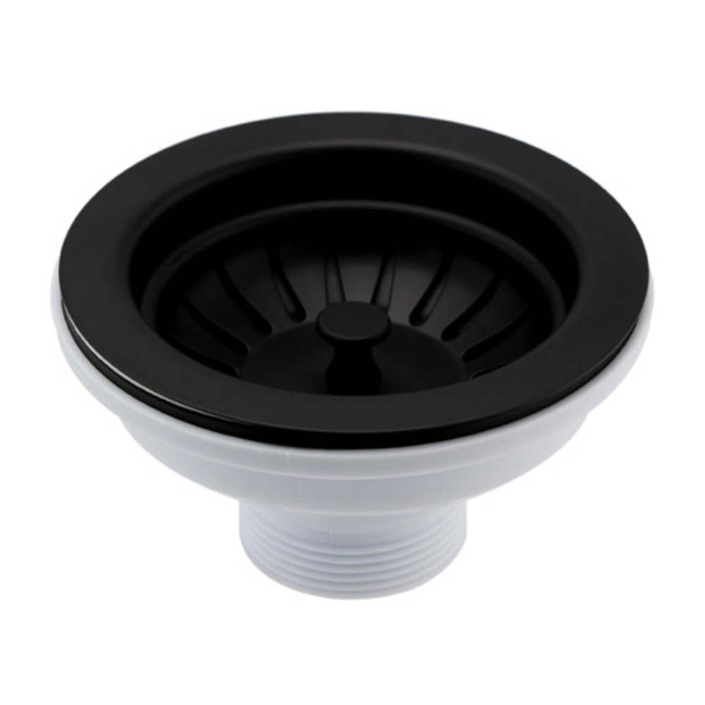 kitchen sink strainer black