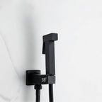 black bidet shower