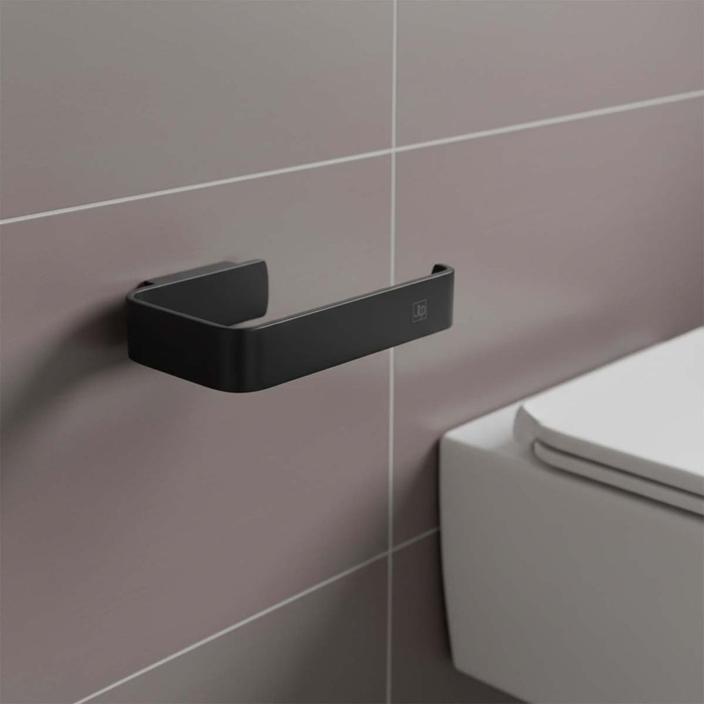 matt black loo roll holder