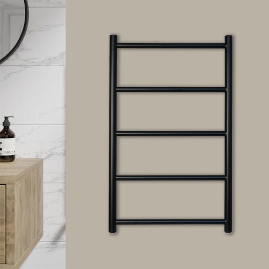 black heated towel rail 1000