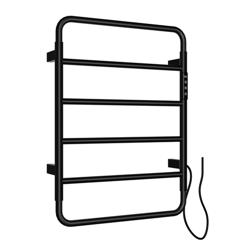 matt black towel warmer