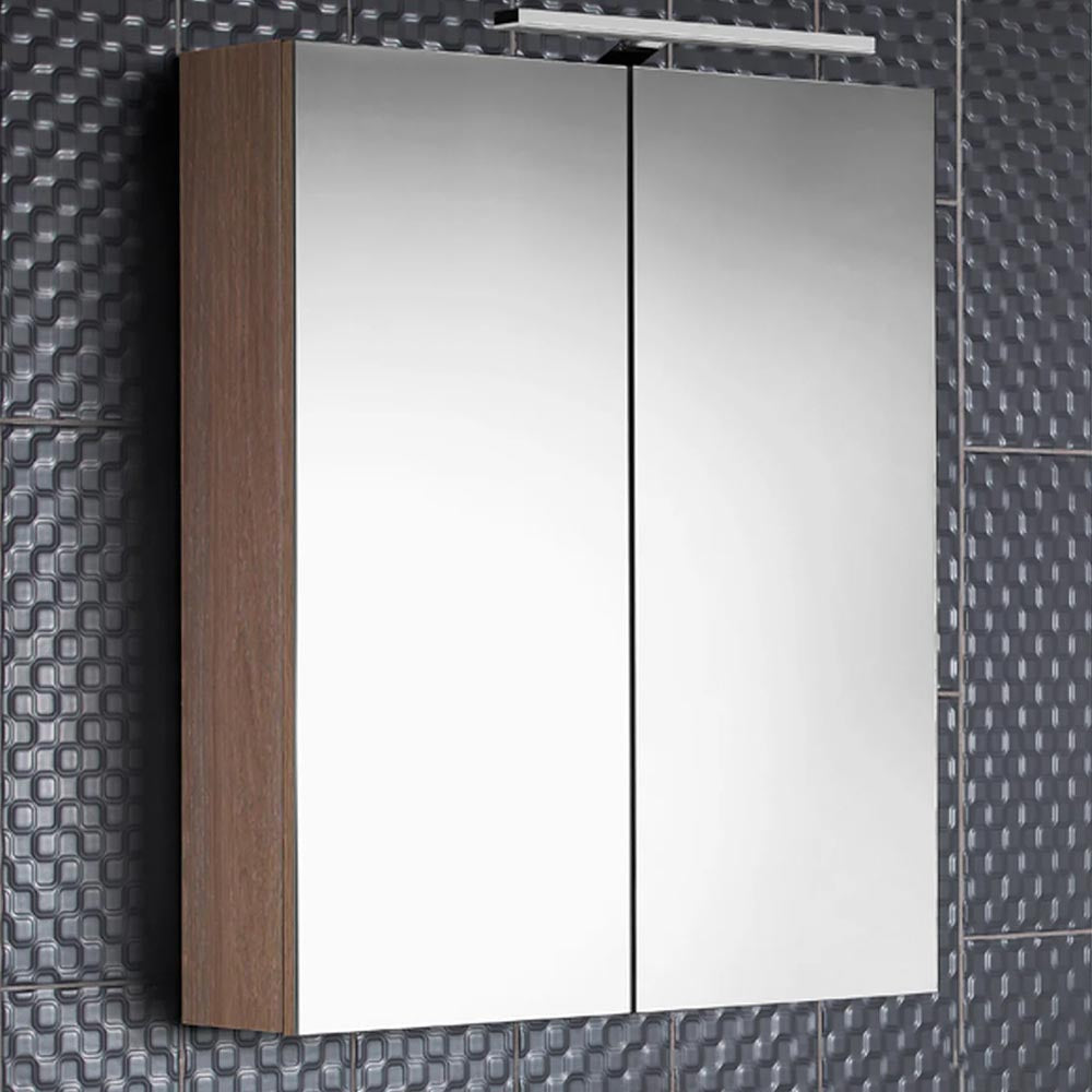 Mirror Cabinet with Light and Shaver Socket 