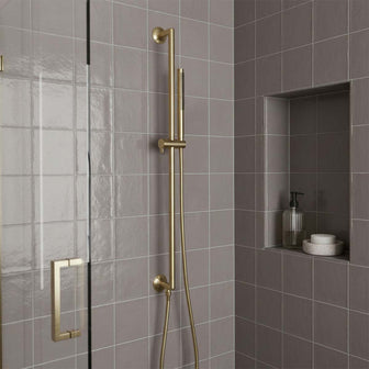 modern brushed brass riser kit  Main image